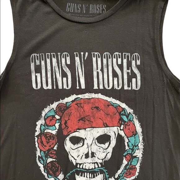 GUNS N ROSES Skull Graphic Sleeveless Shirt Size XS - Picture 3 of 5